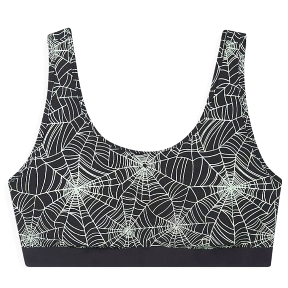 ❤️NWT TORRID SPIDER WEB HALLOWEEN COSTUME GOTHIC MONSTER BRALETTE PLUS - Picture 7 of 11